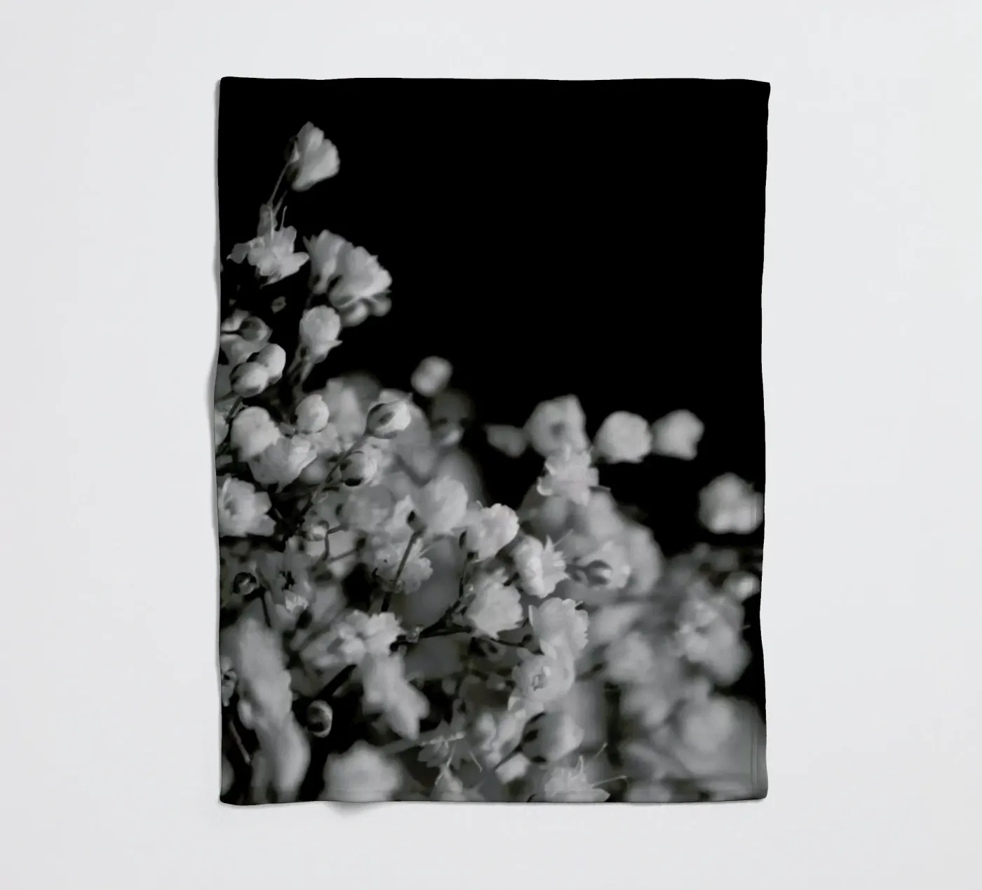 Bloom I fleece blanket by Victoria Frost
