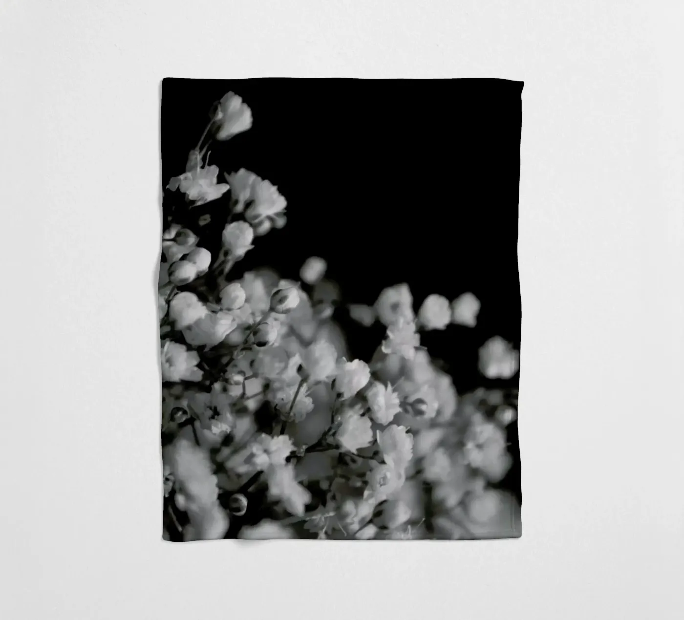 Bloom I fleece blanket by Victoria Frost