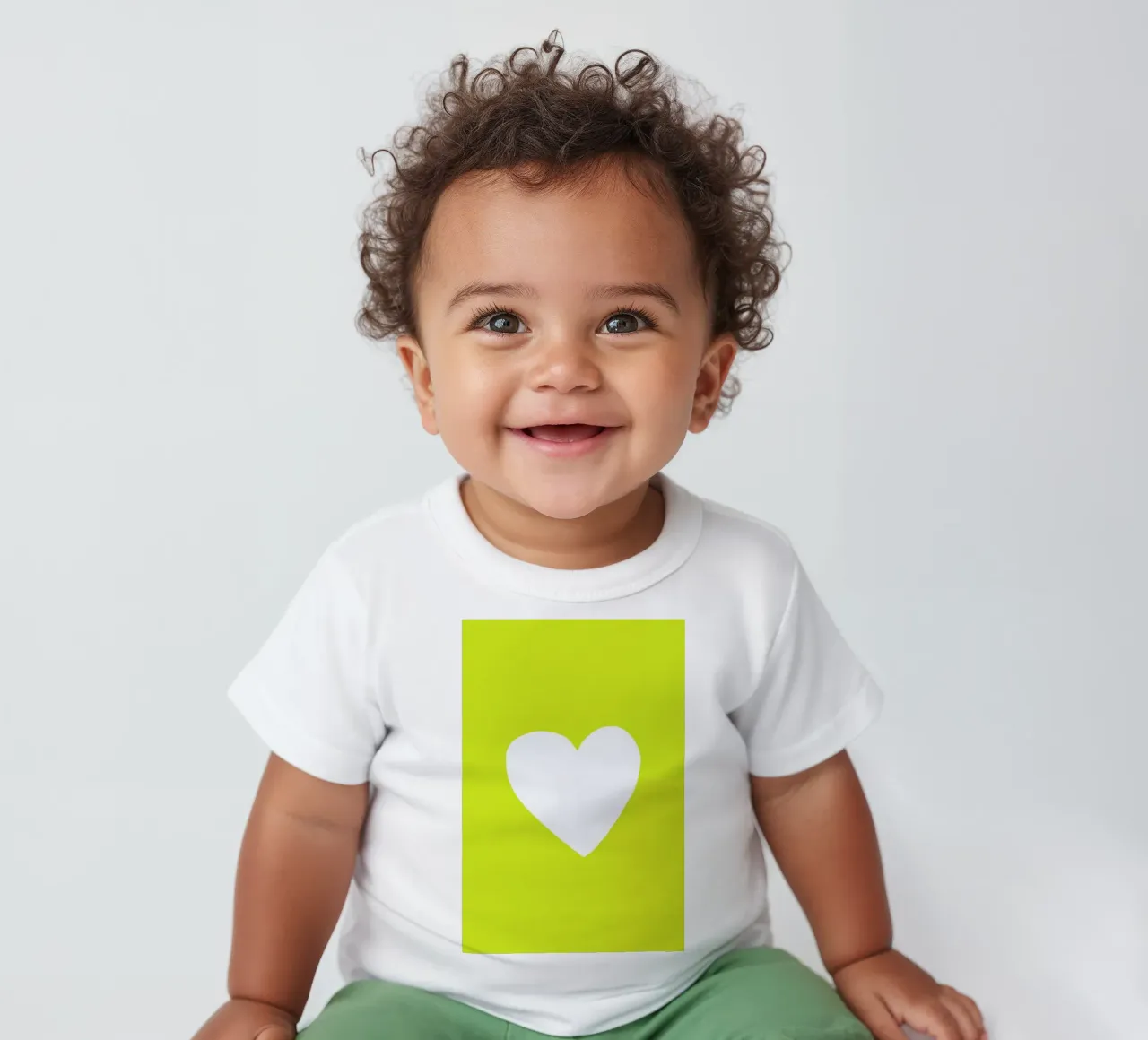 Sunshine Heart baby t-shirt by Leah Flores