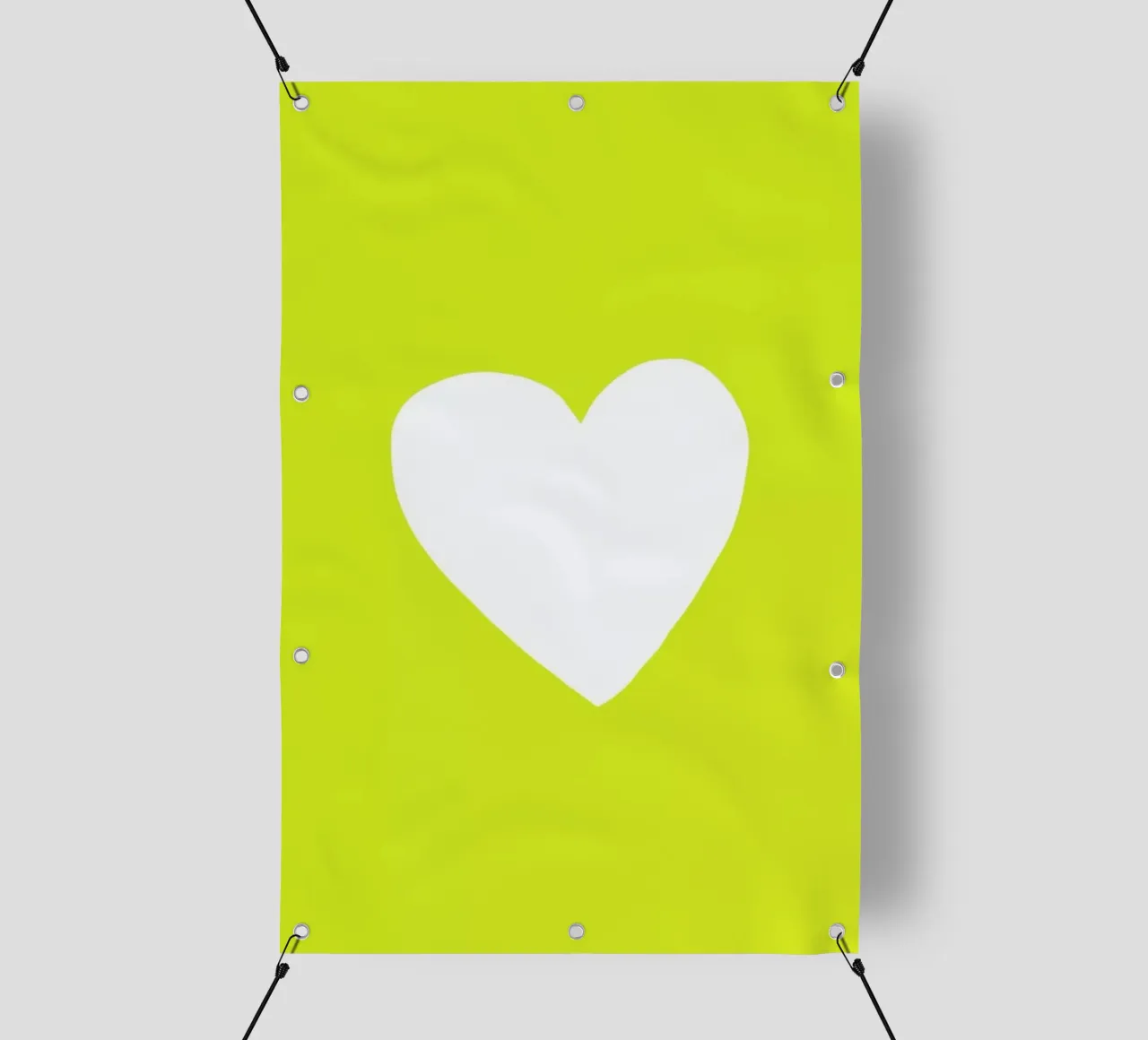 Sunshine Heart telo in pvc da Leah Flores