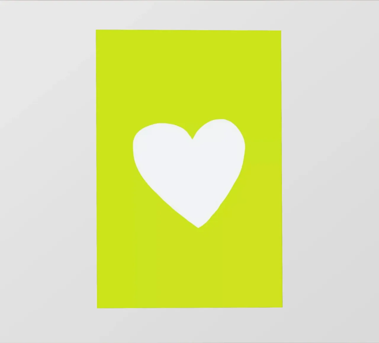 Sunshine Heart telo in pvc da Leah Flores