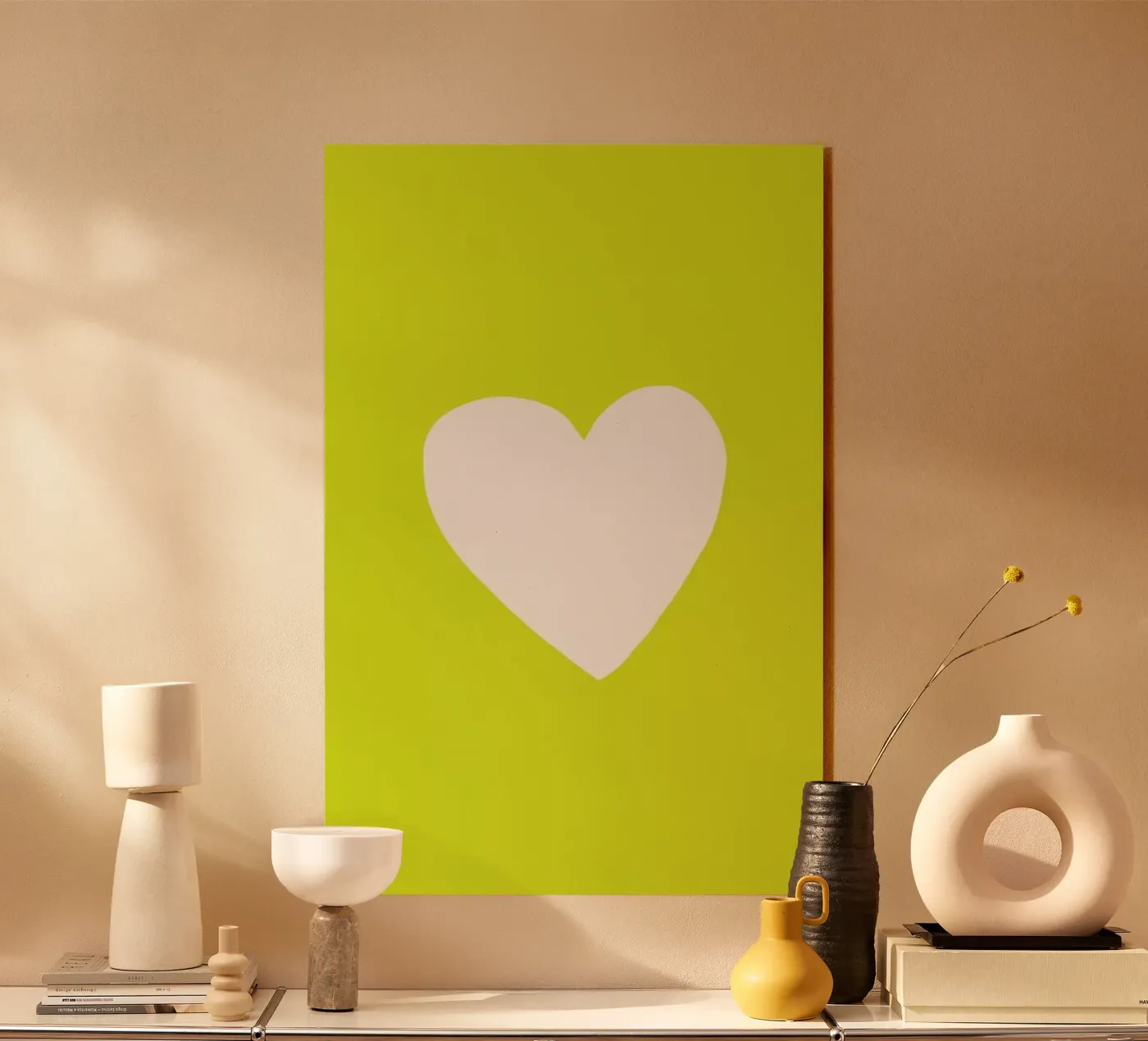Sunshine Heart plexiglas de Leah Flores