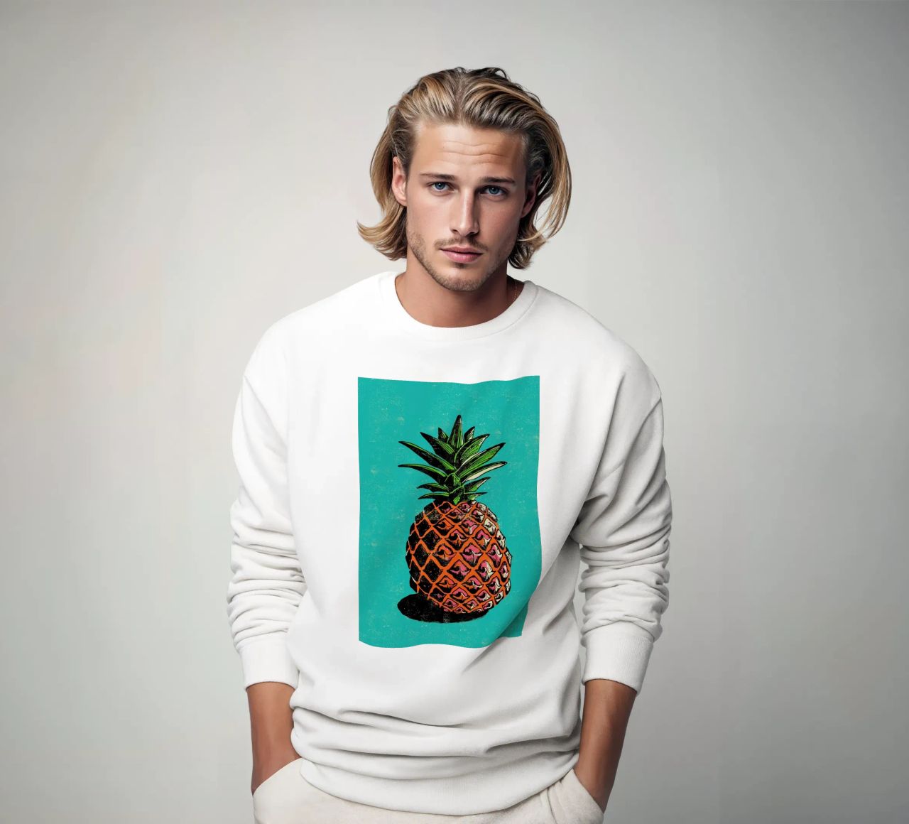 Pineapple felpa da Rocket68