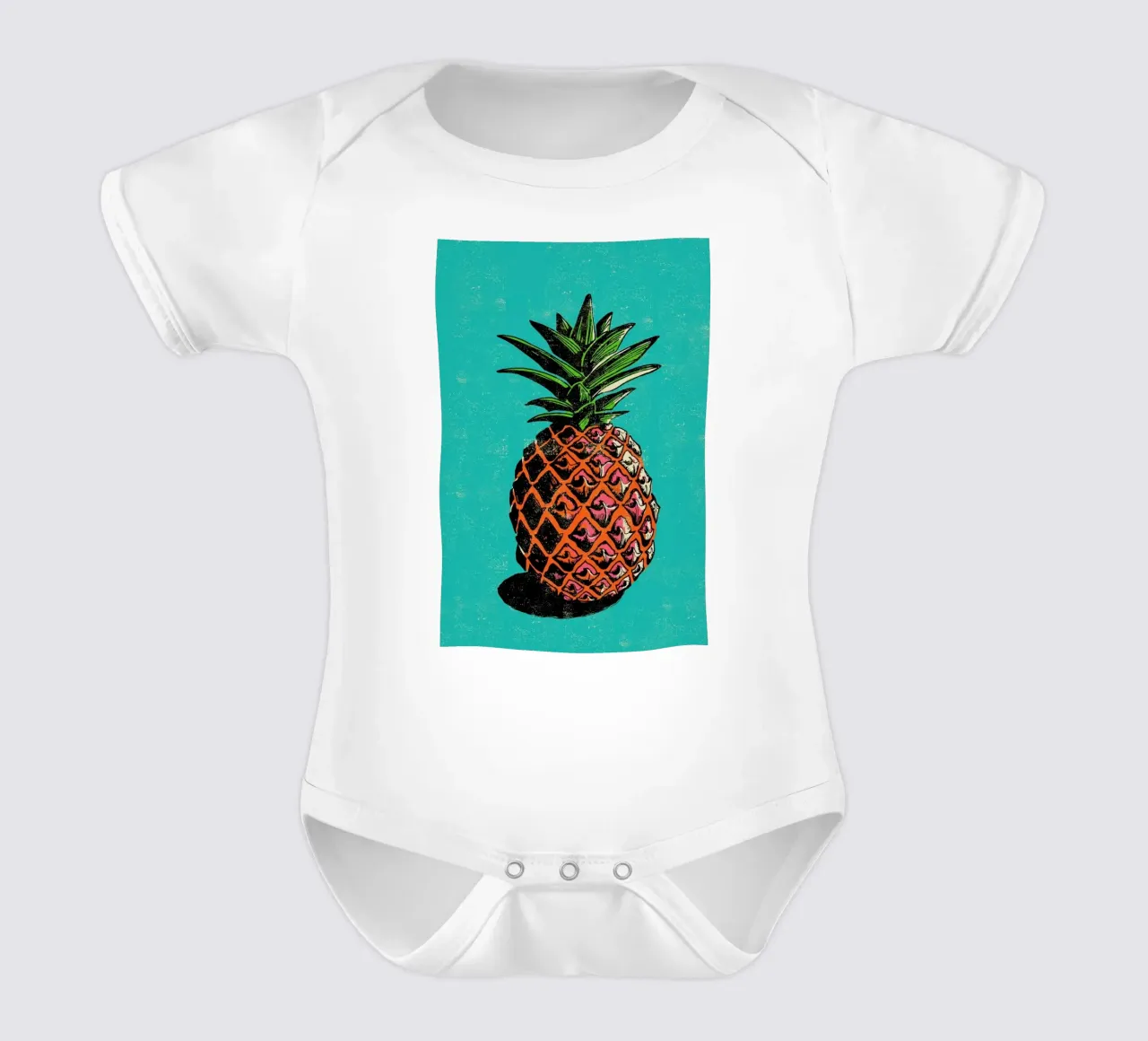 Pineapple body neonato maniche corte da Rocket68