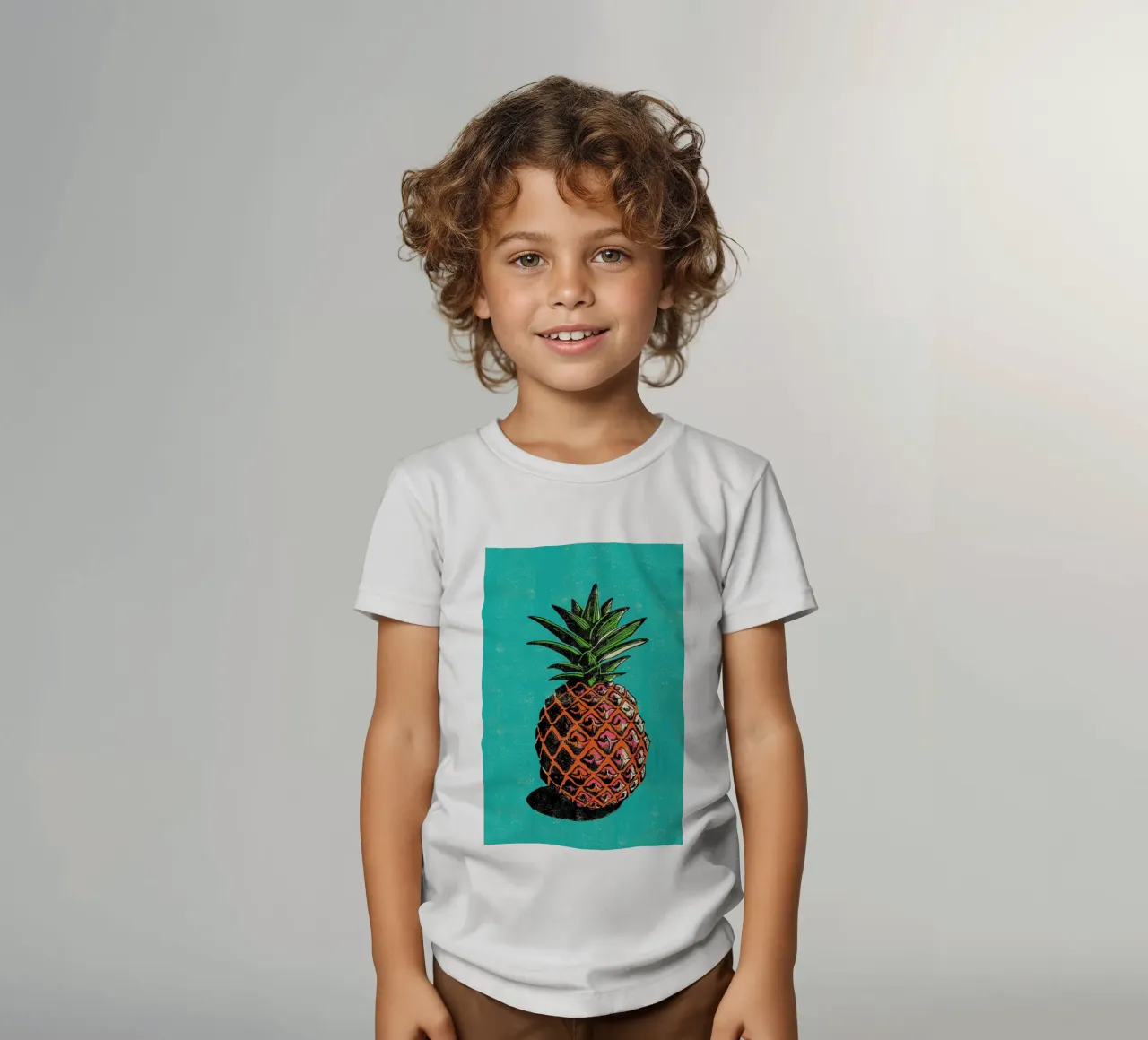Pineapple t-shirt bambini da Rocket68