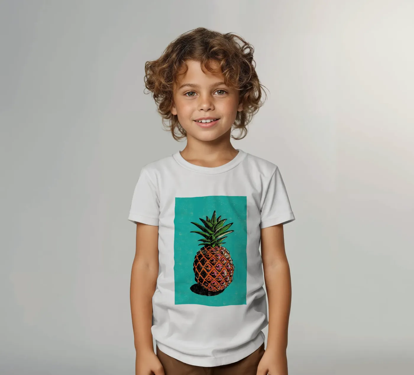 Pineapple t-shirt bambini da Rocket68