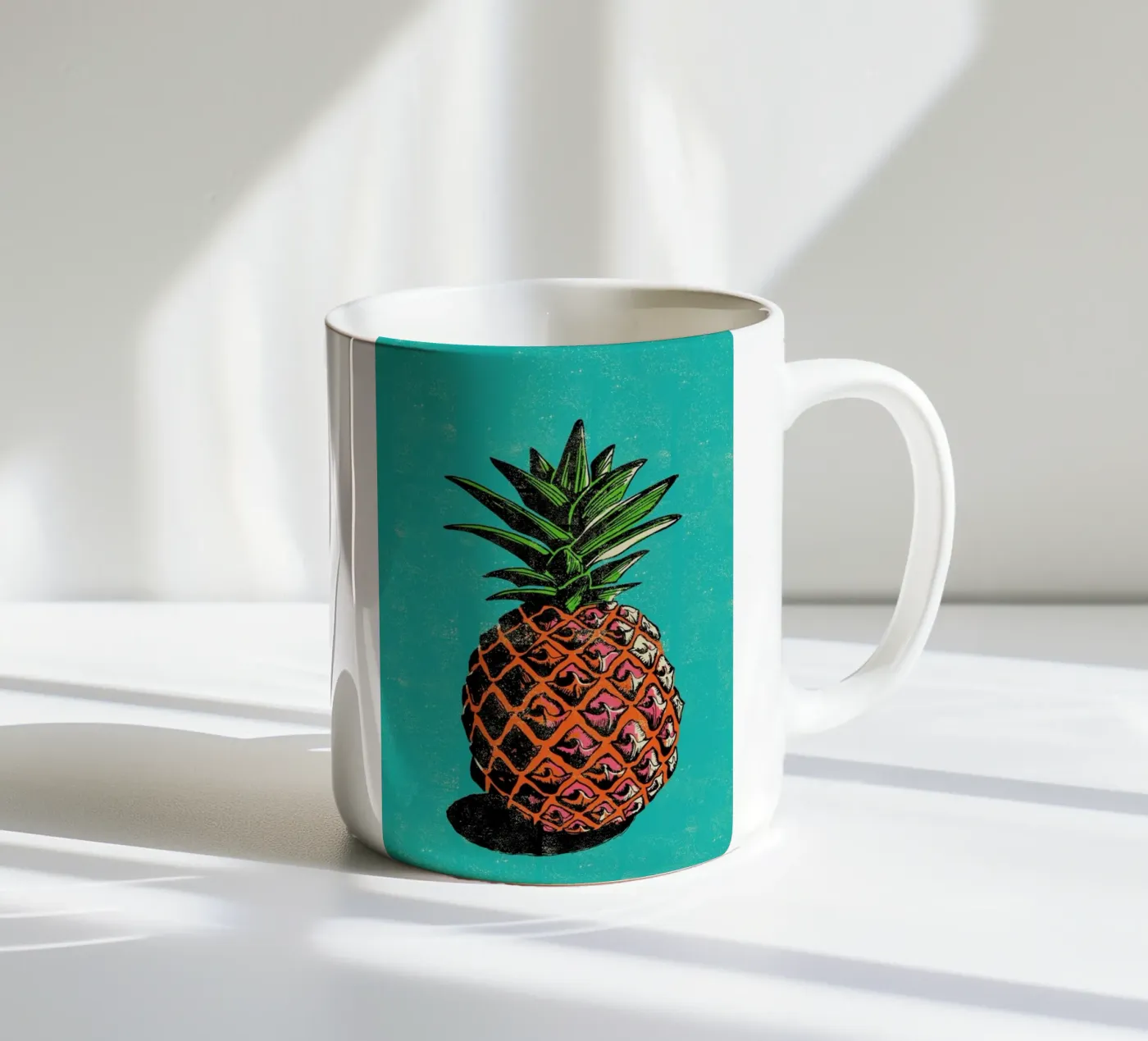 Pineapple ceramic mug by Rocket68