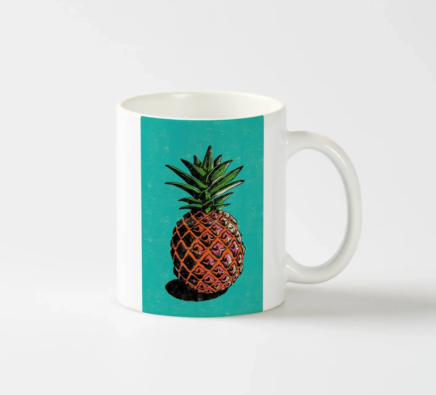 Pineapple ceramic mug by Rocket68