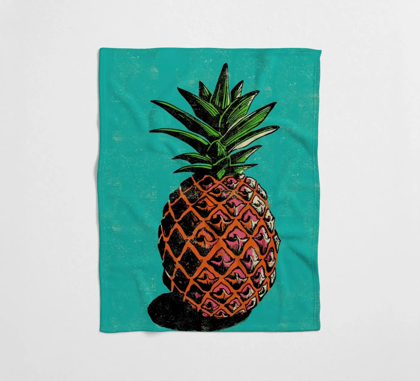 Pineapple fleece blanket by Rocket68