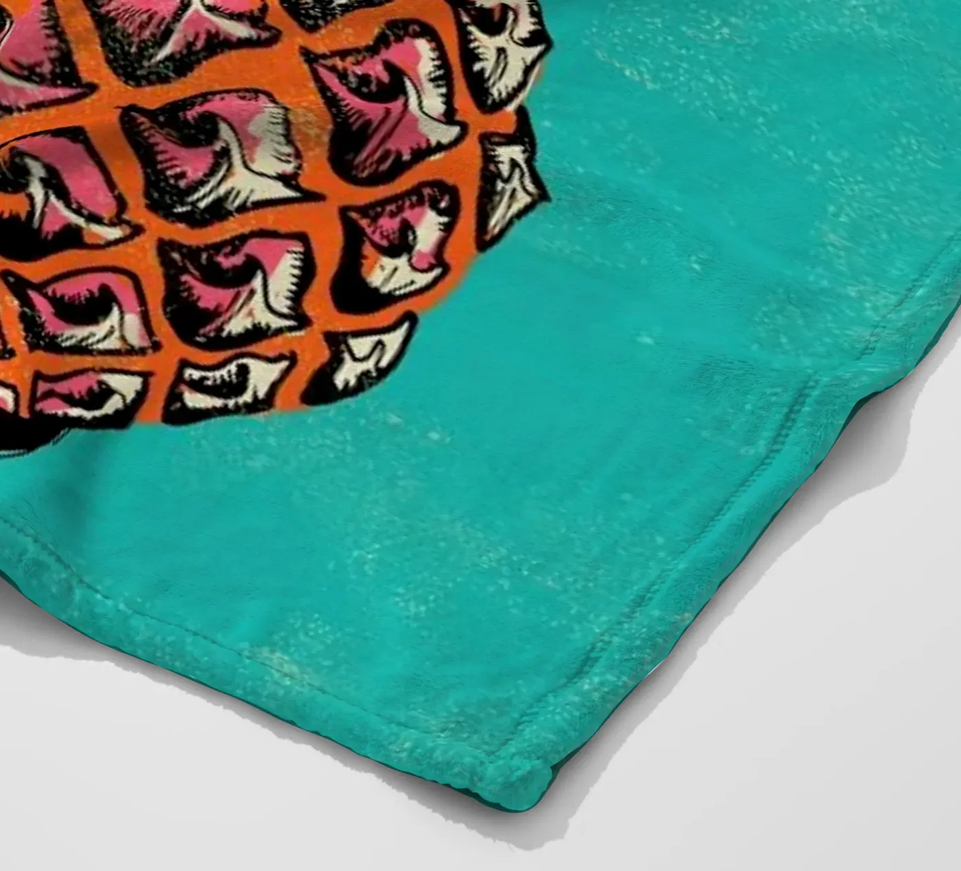 Pineapple fleece blanket by Rocket68