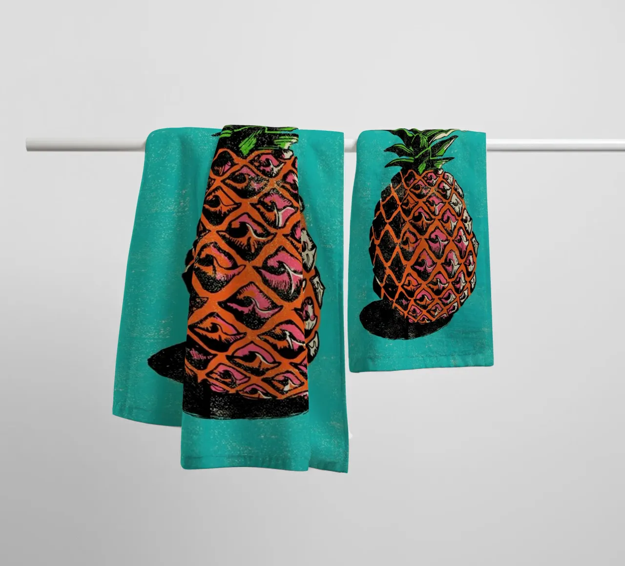 Pineapple towel by Rocket68