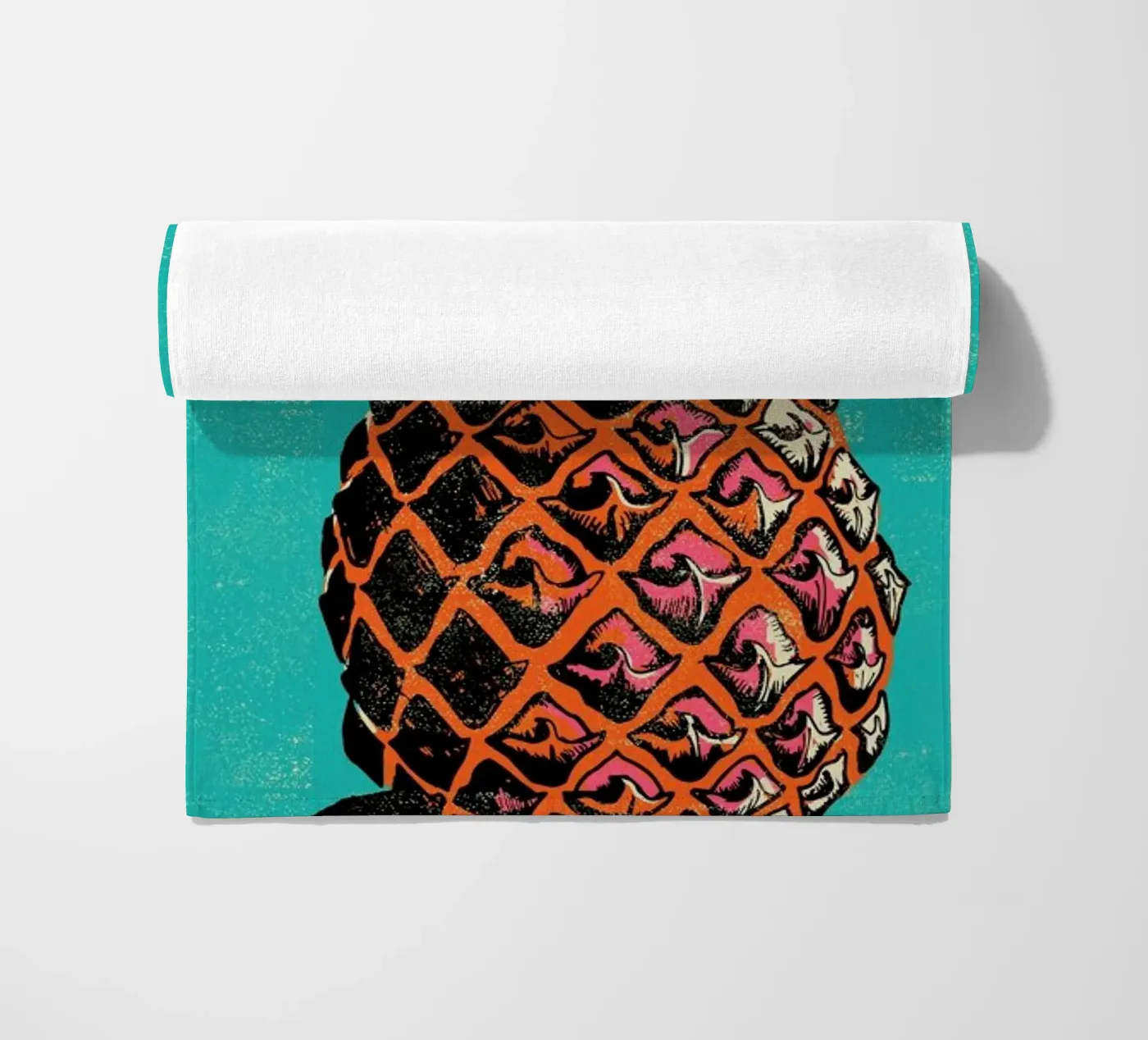 Pineapple beach towel by Rocket68