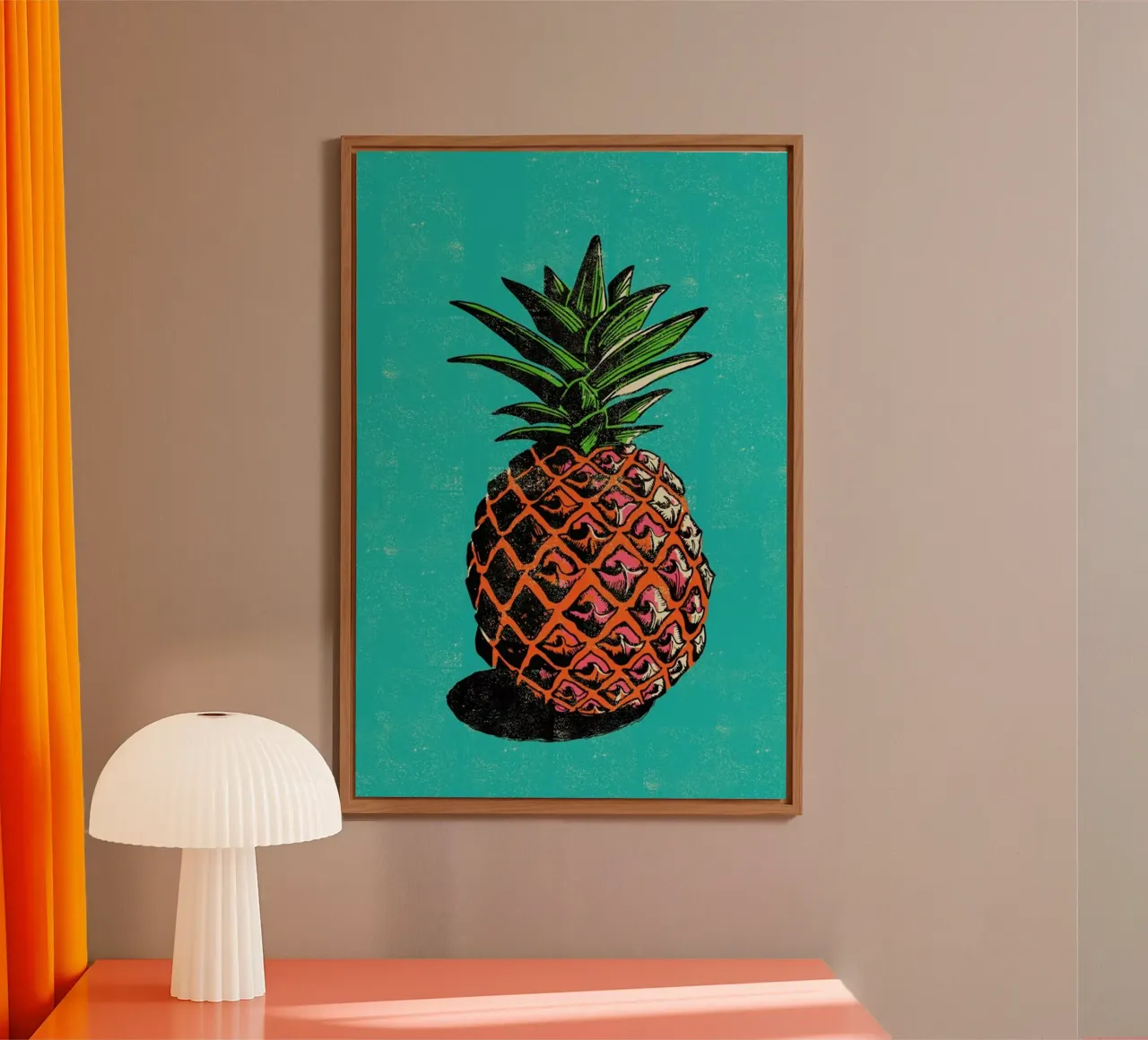 Pineapple alluminio dibond da Rocket68