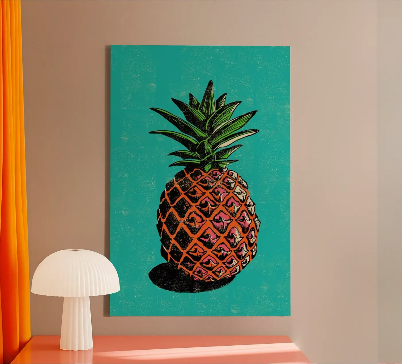 Pineapple Leinwand von Rocket68