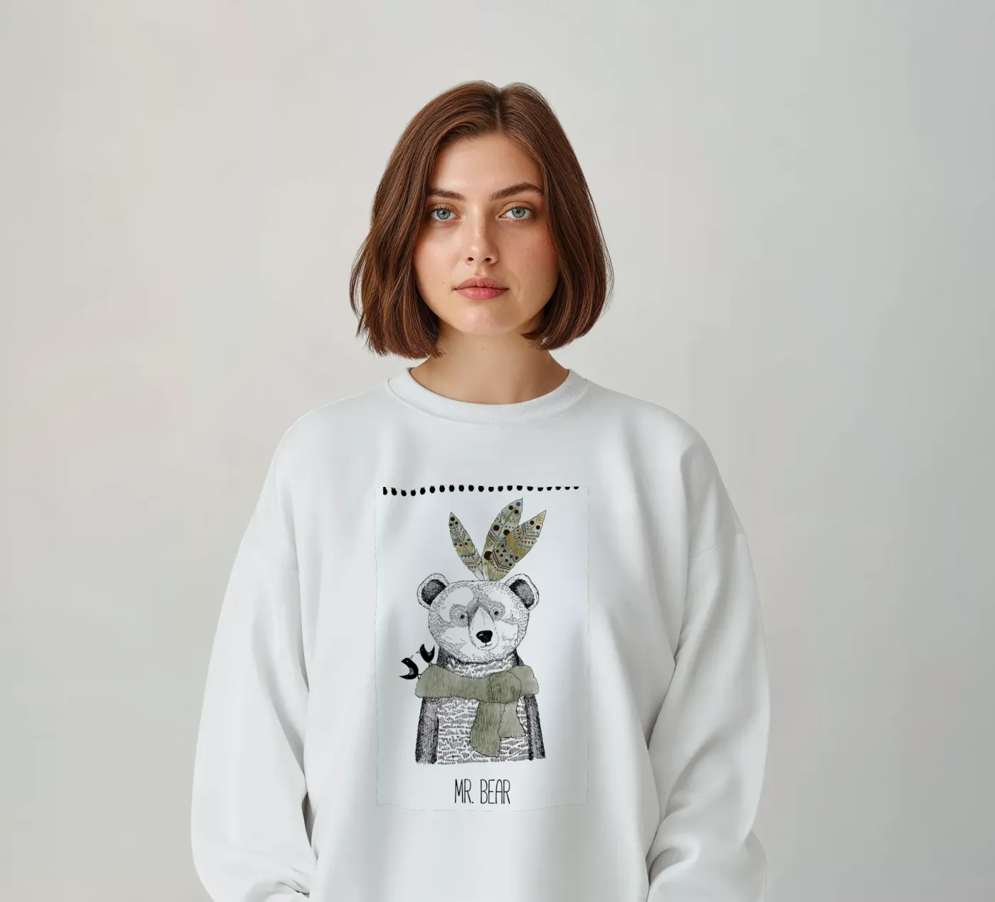 Mr Bear felpa da Sabrina Ziegenhorn