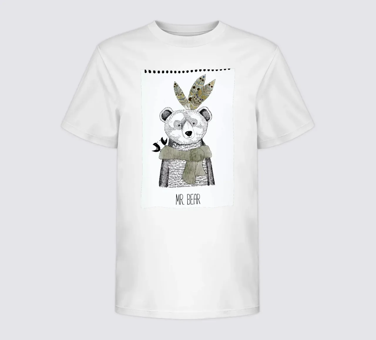 Mr Bear Kinder T-Shirt von Sabrina Ziegenhorn