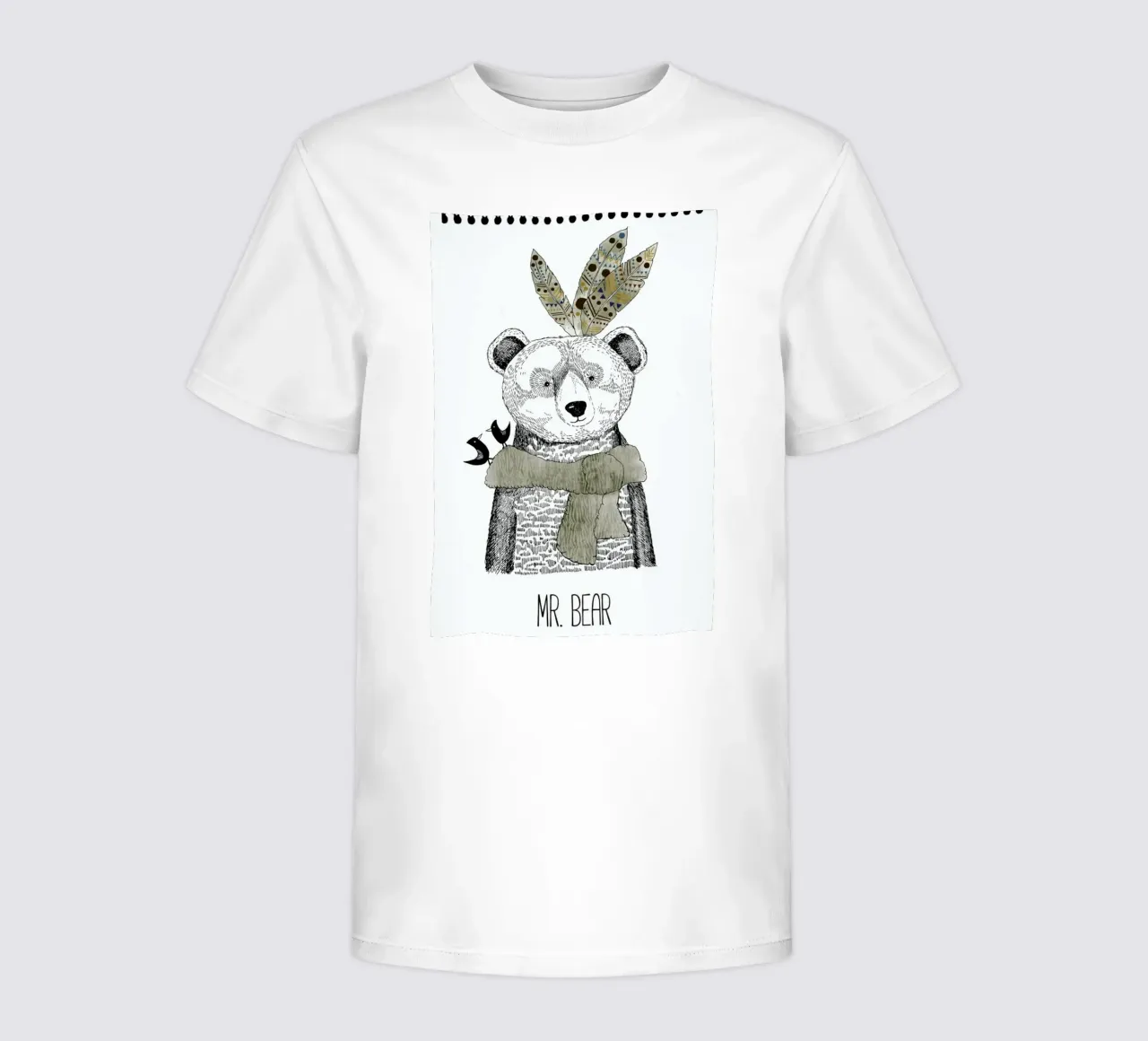 Mr Bear Kinder T-Shirt von Sabrina Ziegenhorn