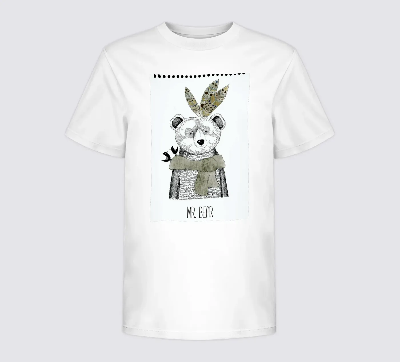 Mr Bear kinder t-shirt van Sabrina Ziegenhorn