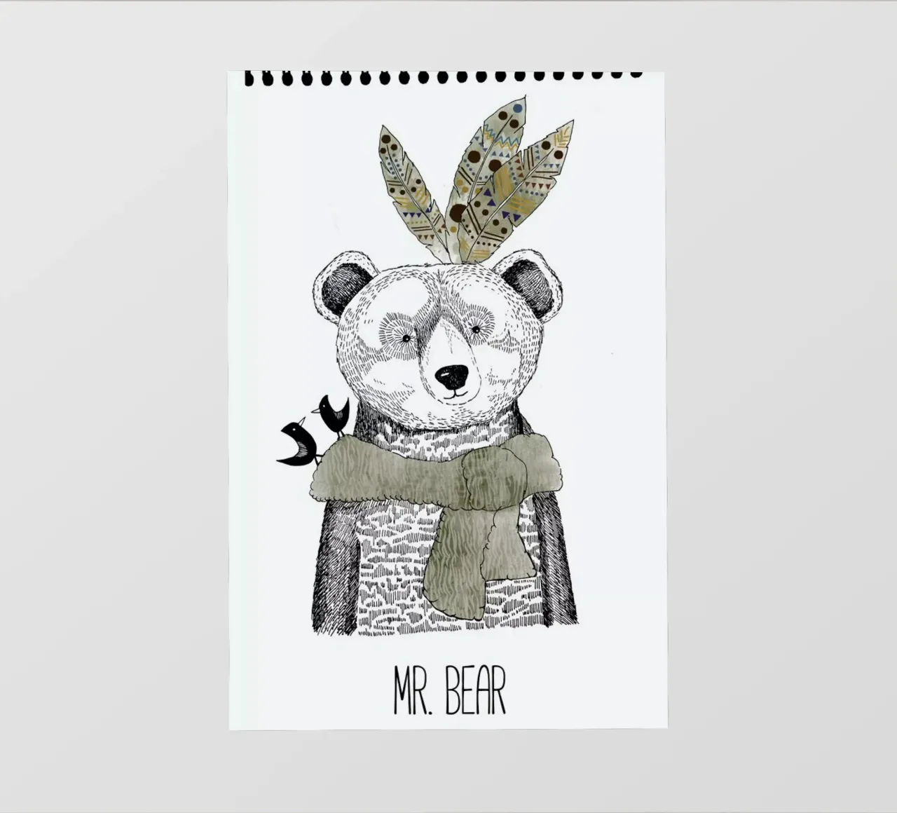 Mr Bear pellicola backlit da Sabrina Ziegenhorn