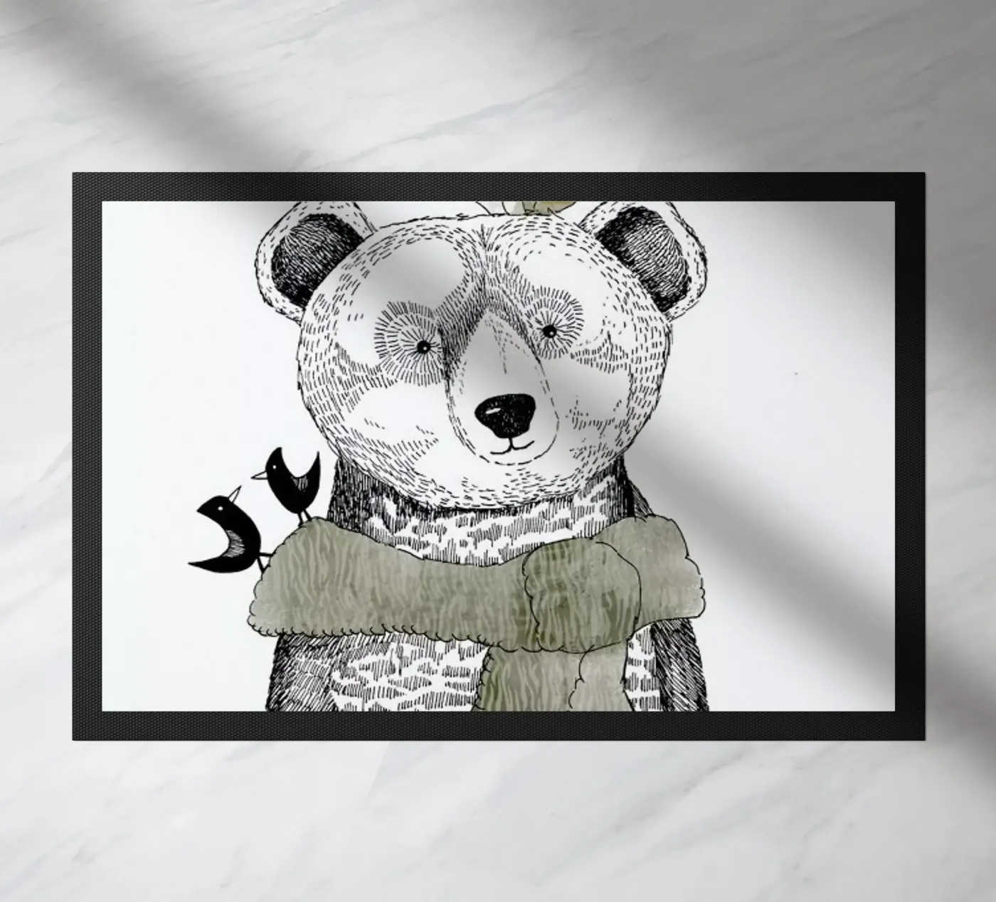 Mr Bear Fußmatte von Sabrina Ziegenhorn