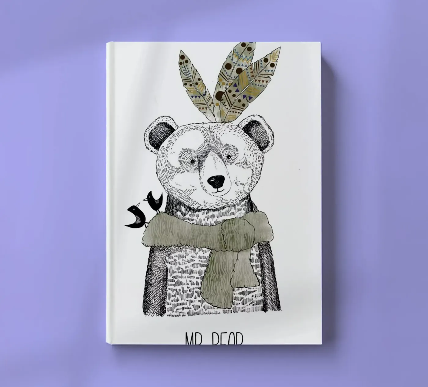 Mr Bear notebook by Sabrina Ziegenhorn