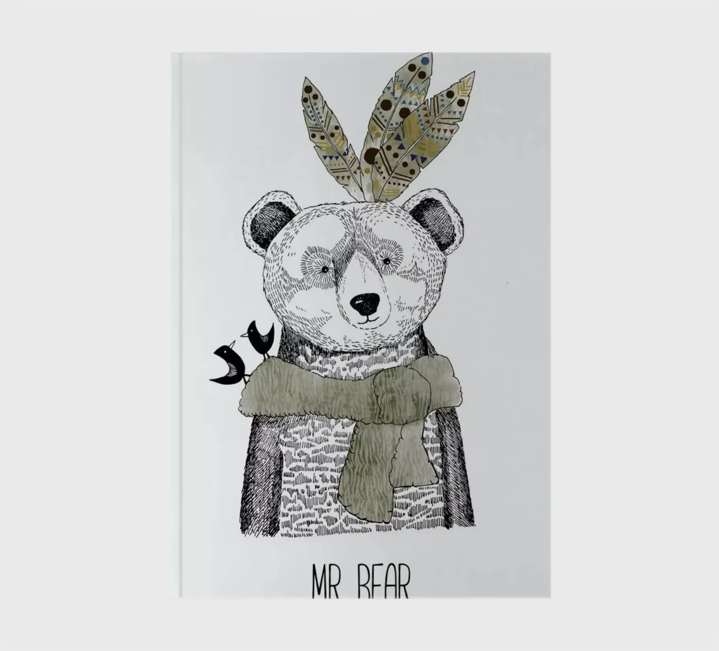 Mr Bear notebook by Sabrina Ziegenhorn