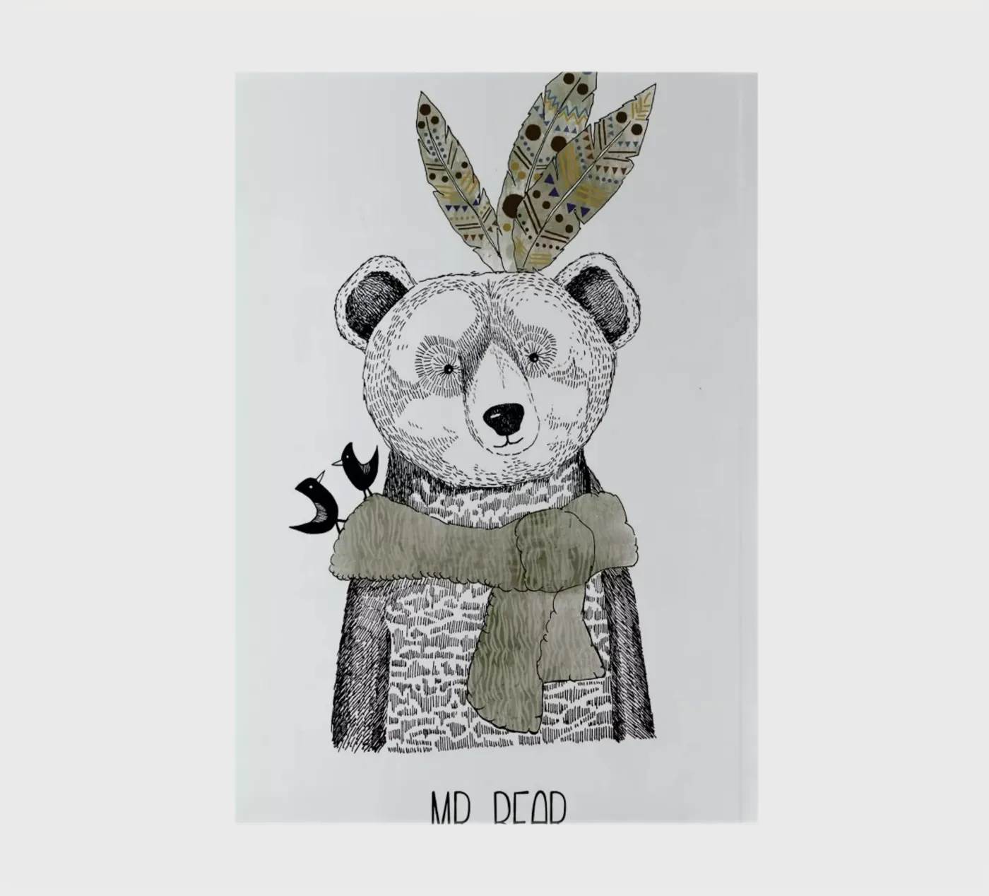 Mr Bear notebook by Sabrina Ziegenhorn