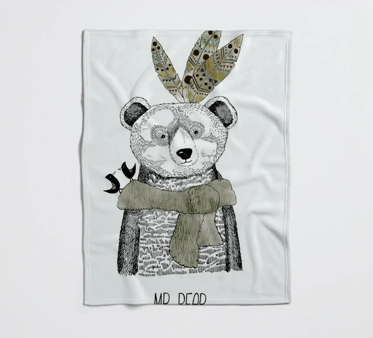 Mr Bear coperta in pile da Sabrina Ziegenhorn