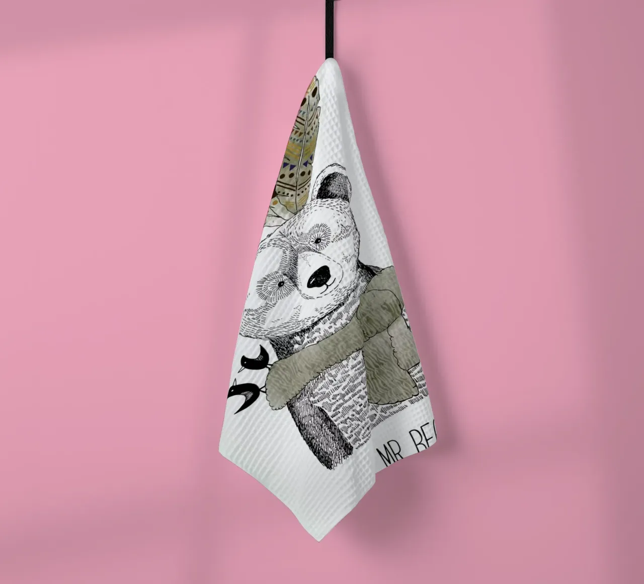 Mr Bear torchon de Sabrina Ziegenhorn