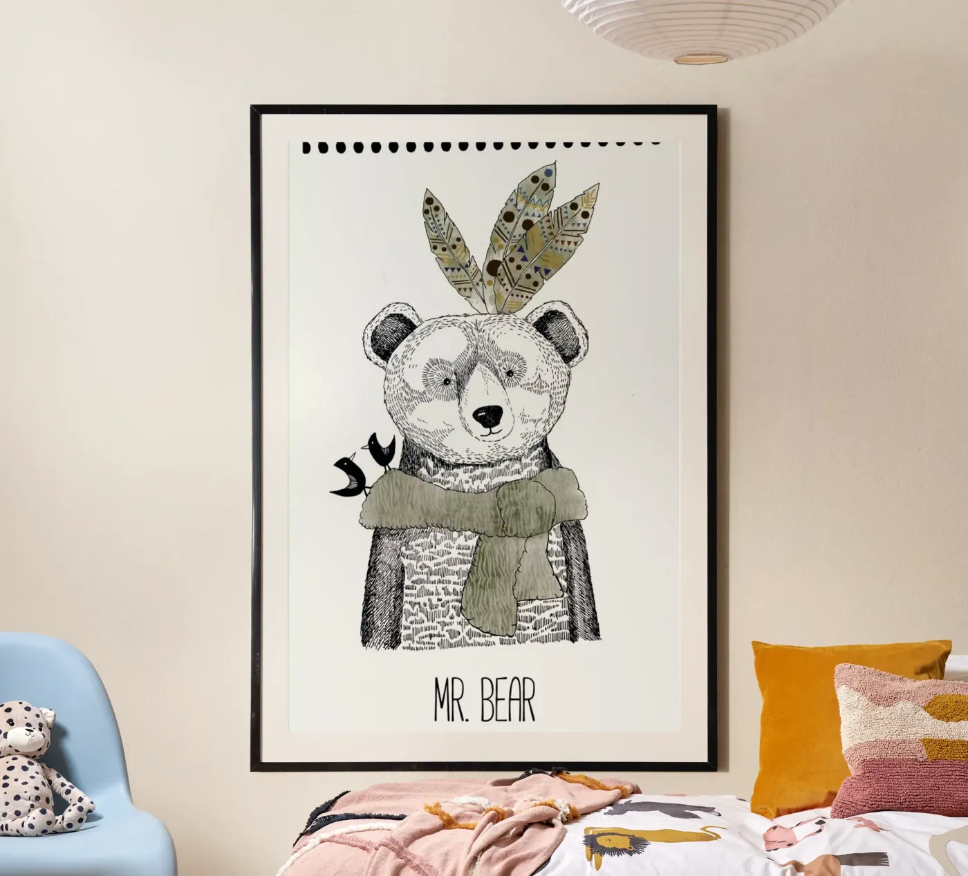 Mr Bear poster by Sabrina Ziegenhorn