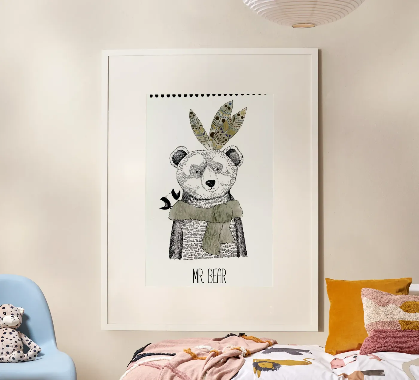 Mr Bear poster by Sabrina Ziegenhorn