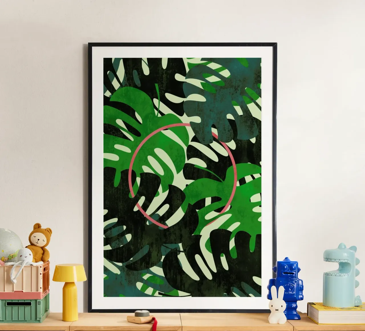 Oasis poster con telaio in alluminio da Tracie Andrews