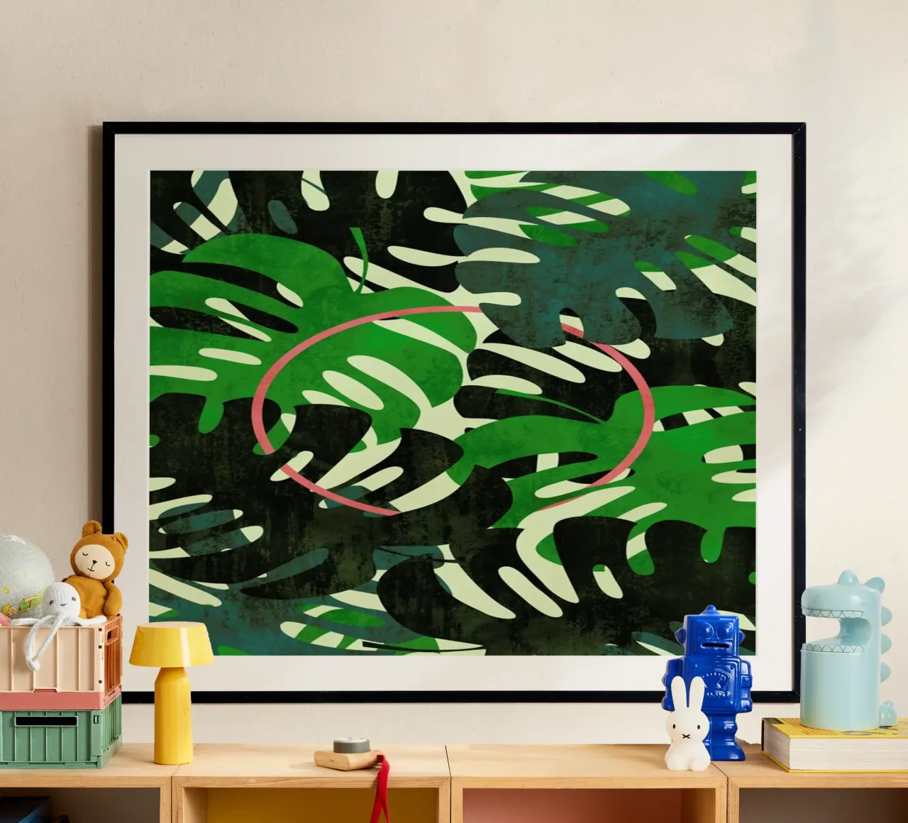 Oasis poster con telaio in alluminio da Tracie Andrews