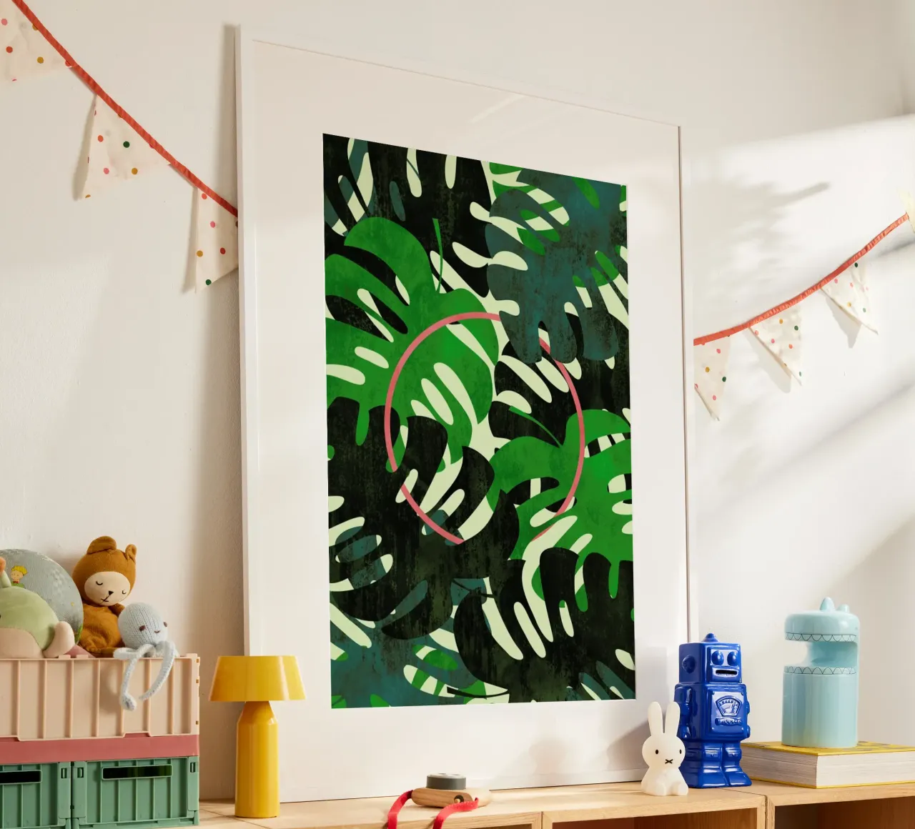 Oasis poster con telaio in alluminio da Tracie Andrews