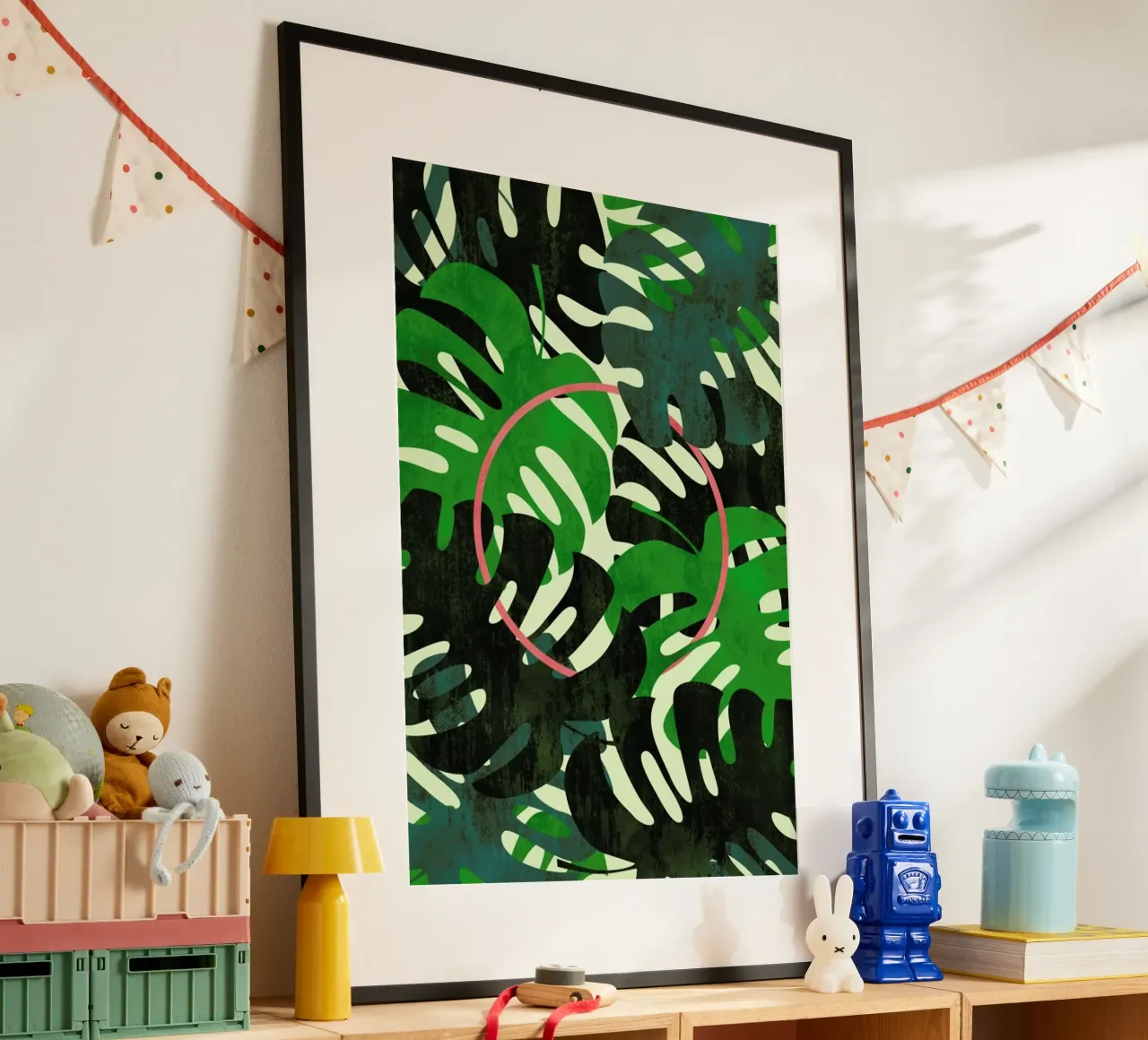 Oasis poster con telaio in alluminio da Tracie Andrews