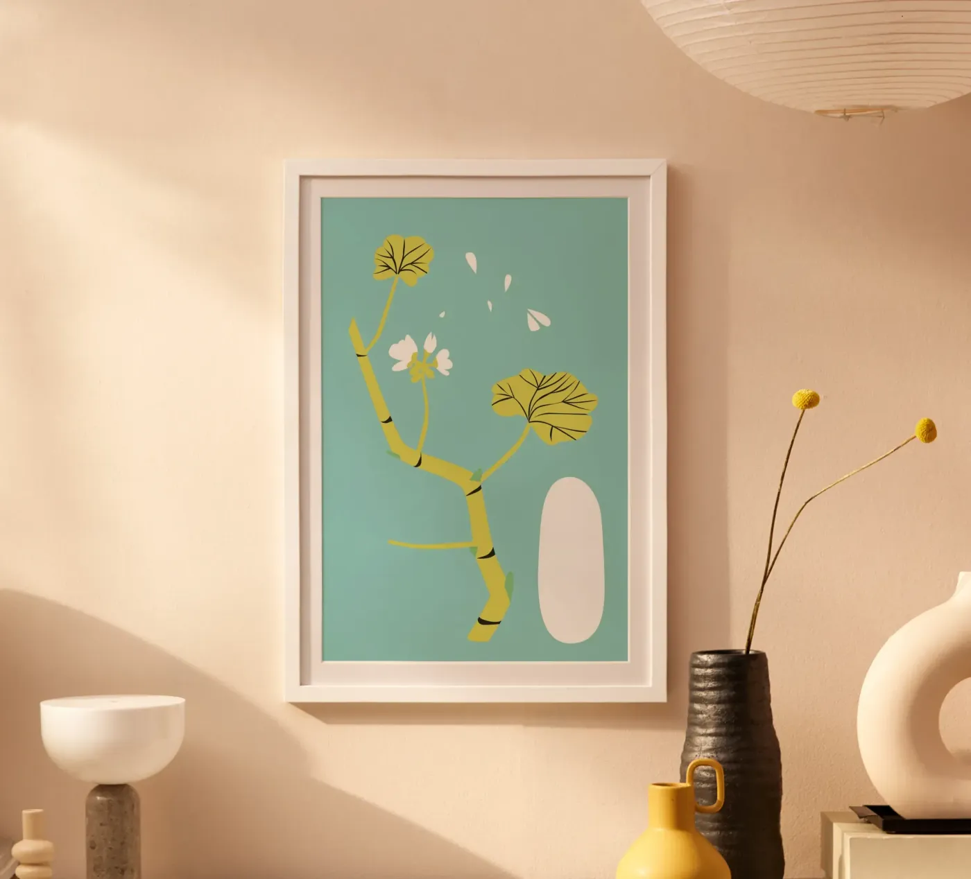 Geranium Blue poster by Monika Aichele