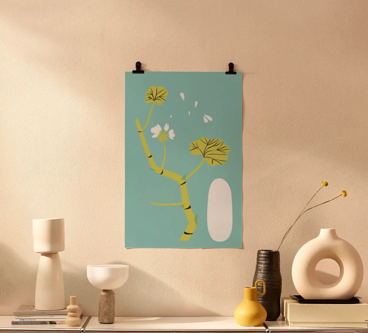 Geranium Blue poster da Monika Aichele