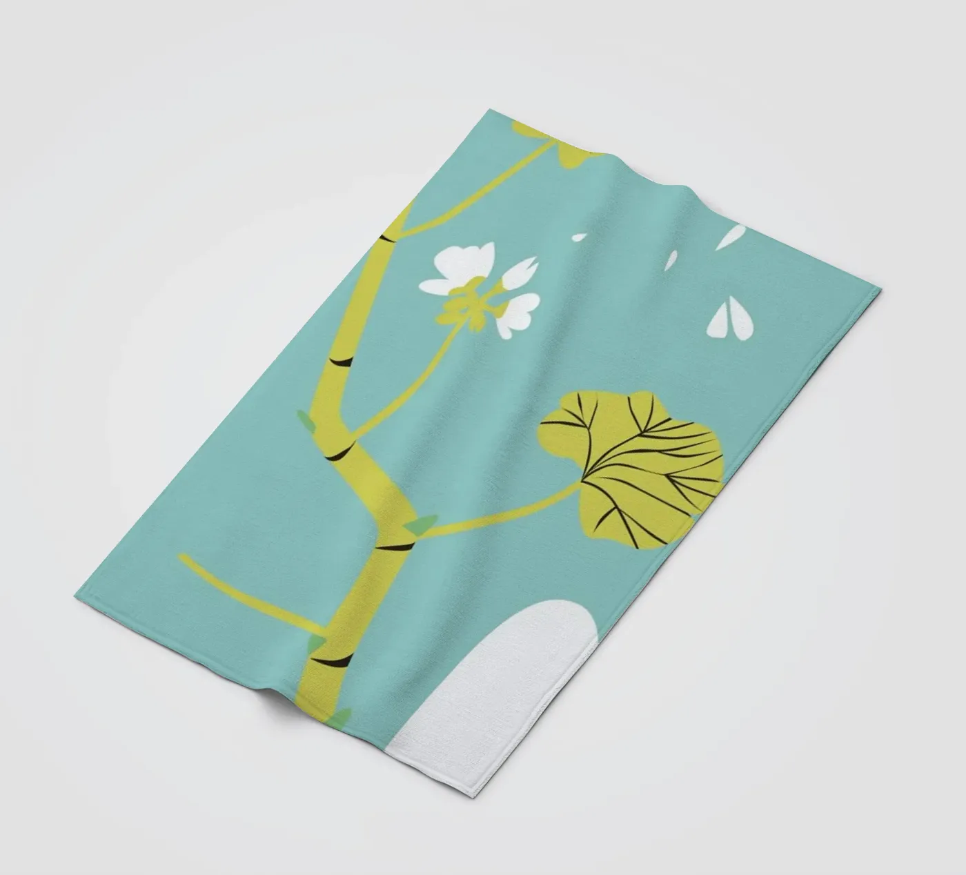 Geranium Blue Fleecedecke von Monika Aichele