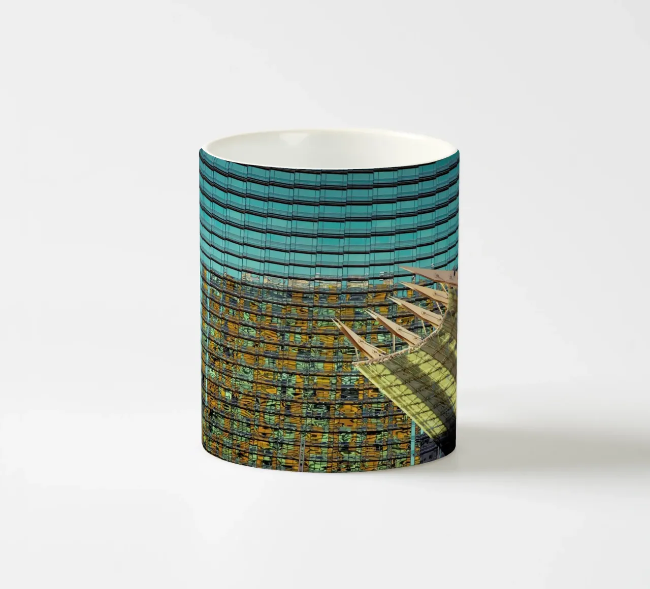 Vegas tazza in ceramica da Flo Klein