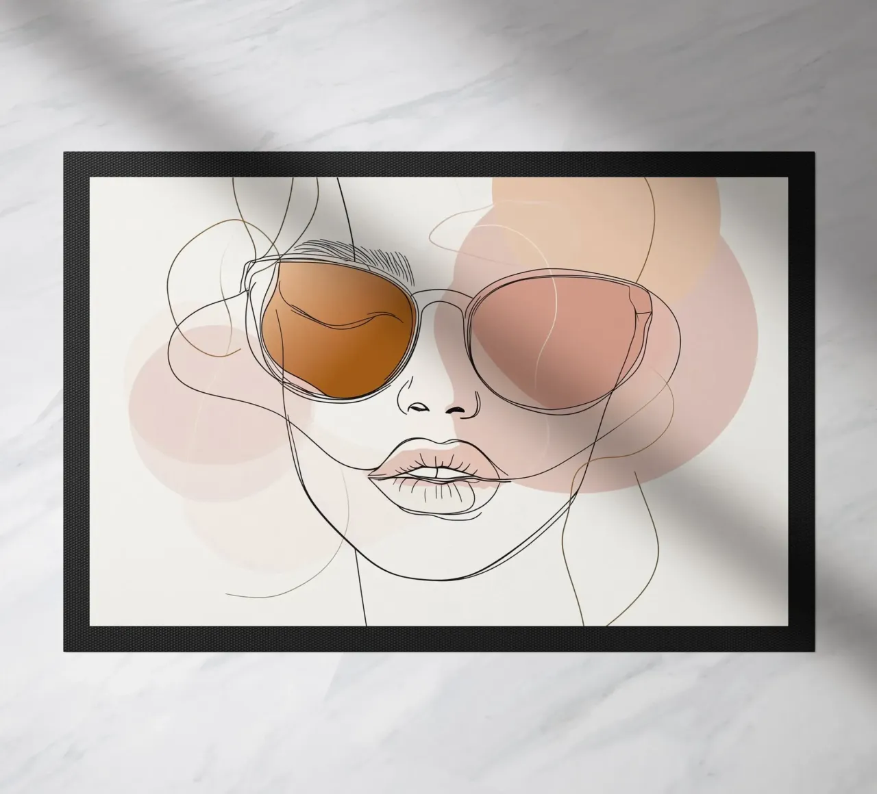 Womans face monoline zerbino da Synthaira