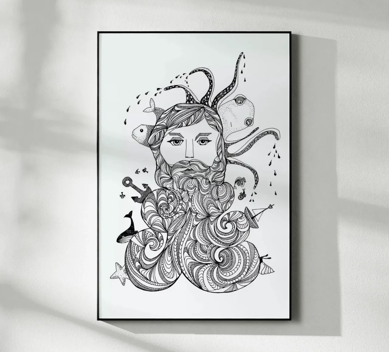 Aquarius acrylic glass by Sabrina Ziegenhorn