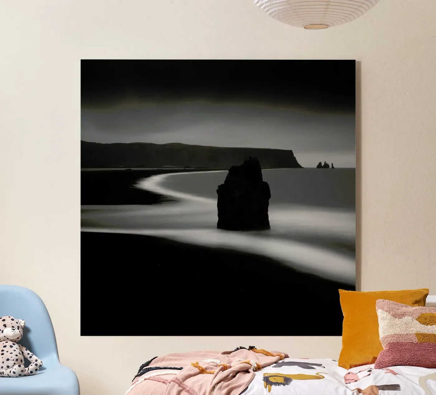 Dyrholaey Acryl-Glas von Michael J. Reibert