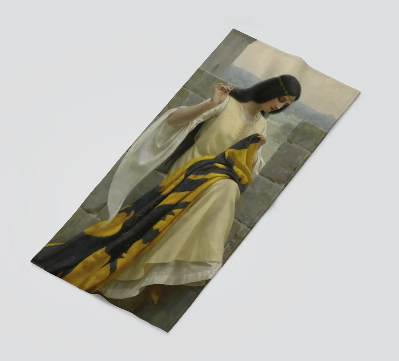 Edmund Blair Leighton - Cucitura dello standard telo mare da Timeless Artworks