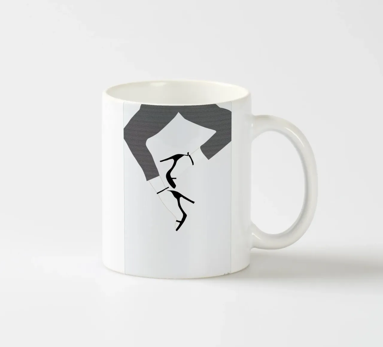 High Heels tazza in ceramica da Linda Gobeta