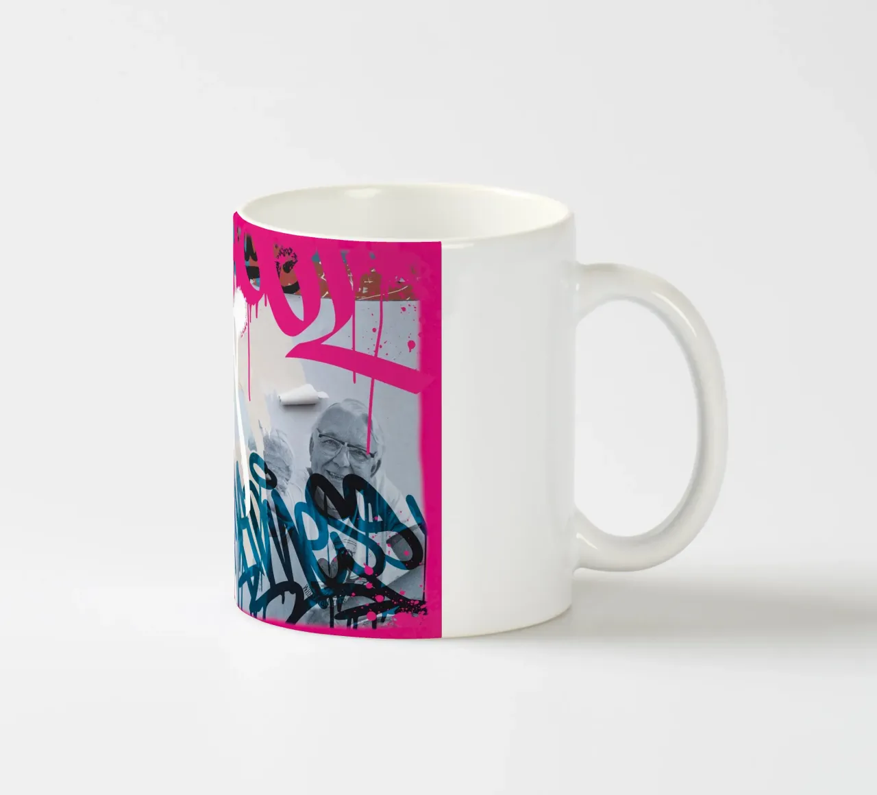 Graffiti Wall tazza in ceramica da Flo Klein