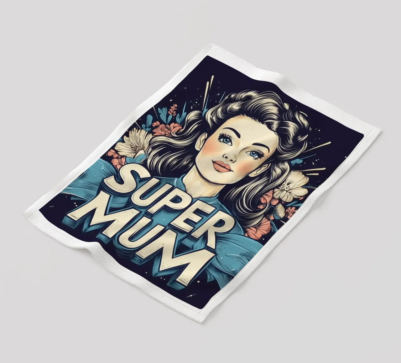 Super Mum coperta in pile da Synthaira