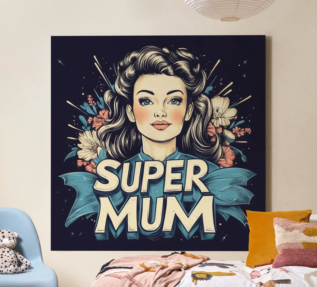 Super Mum tela da Synthaira
