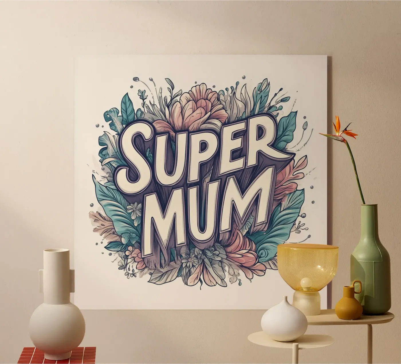 Super Mum plexiglas de SternchenStudio