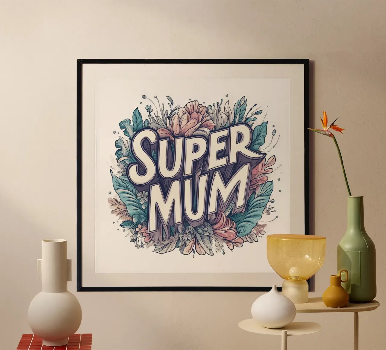 Super Mum poster da SternchenStudio