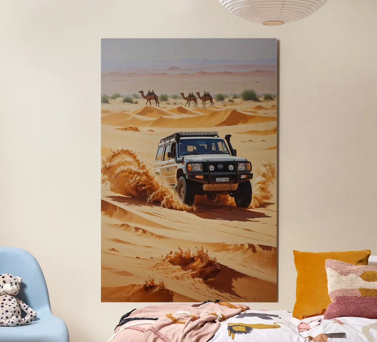 Safari Expedition Through Endless Dunes pannello forex da AlbertKlee